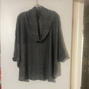 Heidi Hess hand loomed batwing sweater